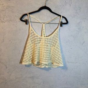 Lace crop top